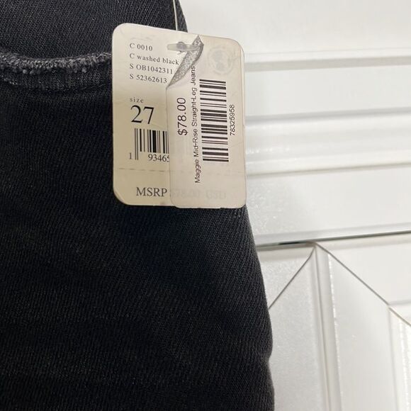 Free People Maggie Straight Leg Jeans NWT - Picture 4 of 10